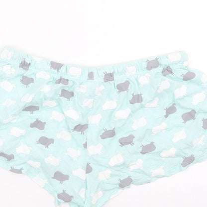 FOREVER 21 Womens Green    Sleep Shorts Size M  - Sheep Print