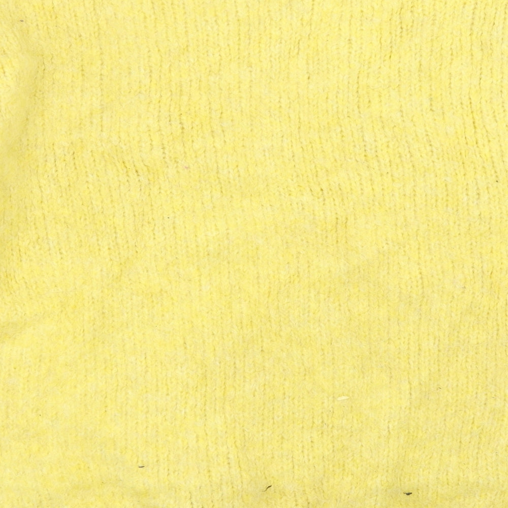 Womens UK Size L New Look Yellow Pullover Jumper