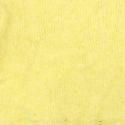 Womens UK Size L New Look Yellow Pullover Jumper