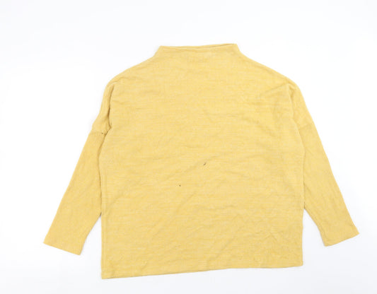 Womens UK Size L H&M Yellow Pullover Jumper