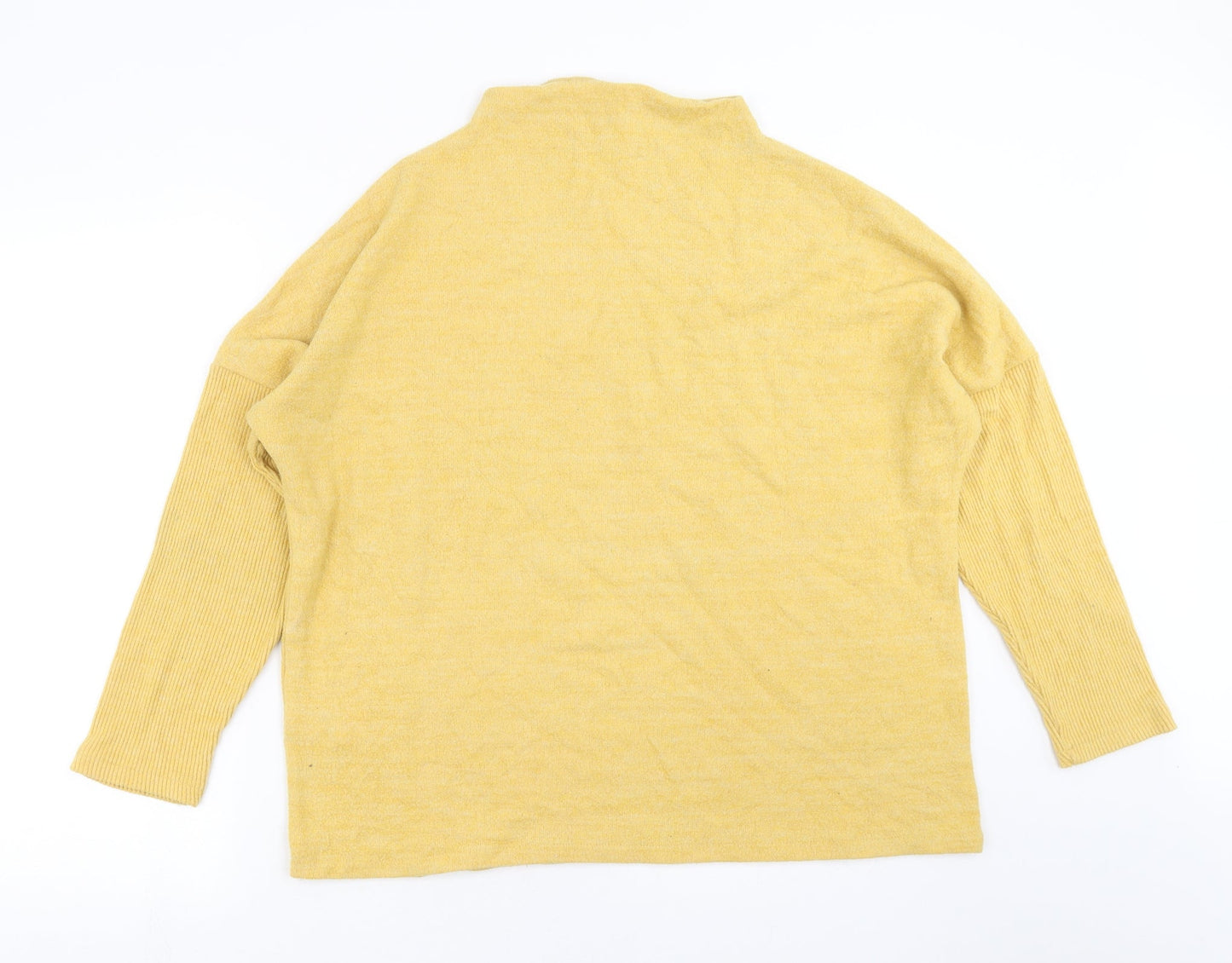 Womens UK Size L H&M Yellow Pullover Jumper