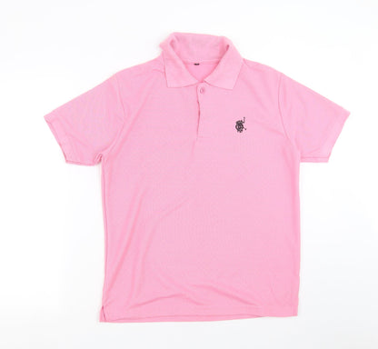 Preworn Mens Pink    Polo Size S