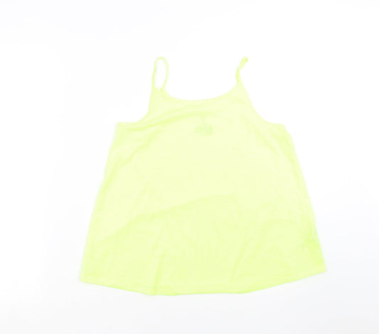 F&F Girls Green   Camisole T-Shirt Size 12-13 Years