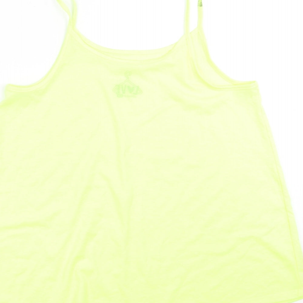 F&F Girls Green   Camisole T-Shirt Size 12-13 Years