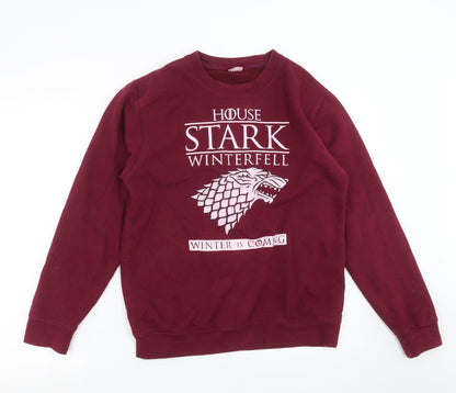 Awdis Womens Purple   Pullover Sweatshirt Size M  - Game of Thrones