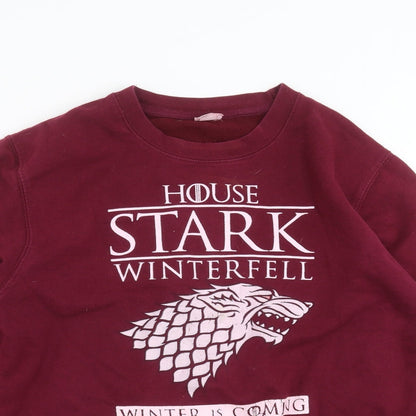 Awdis Womens Purple   Pullover Sweatshirt Size M  - Game of Thrones