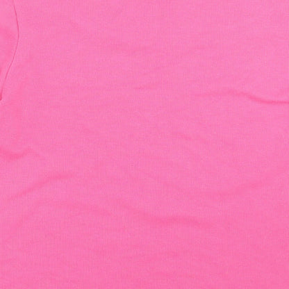 Womens UK Size 18 Love Leisure Pink Pullover Jumper