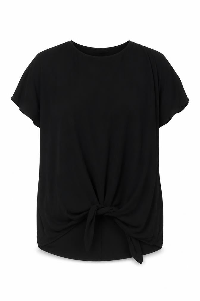 Womens UK Size 6 River Island Black Basic Blouse
