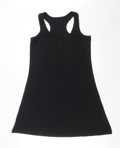 Preworn Womens Black   Tank Dress  Size L