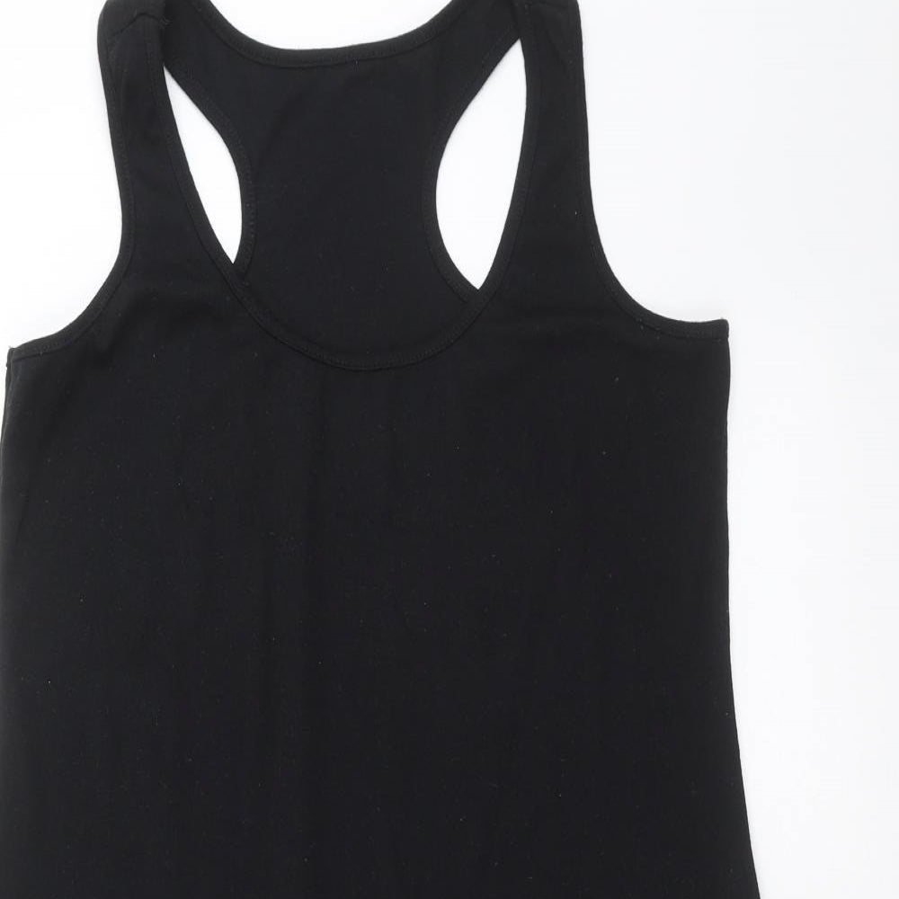 Preworn Womens Black   Tank Dress  Size L
