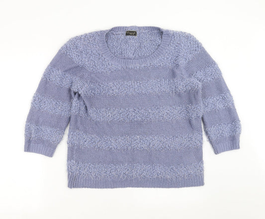Womens UK Size L Originals Blue Pullover Jumper