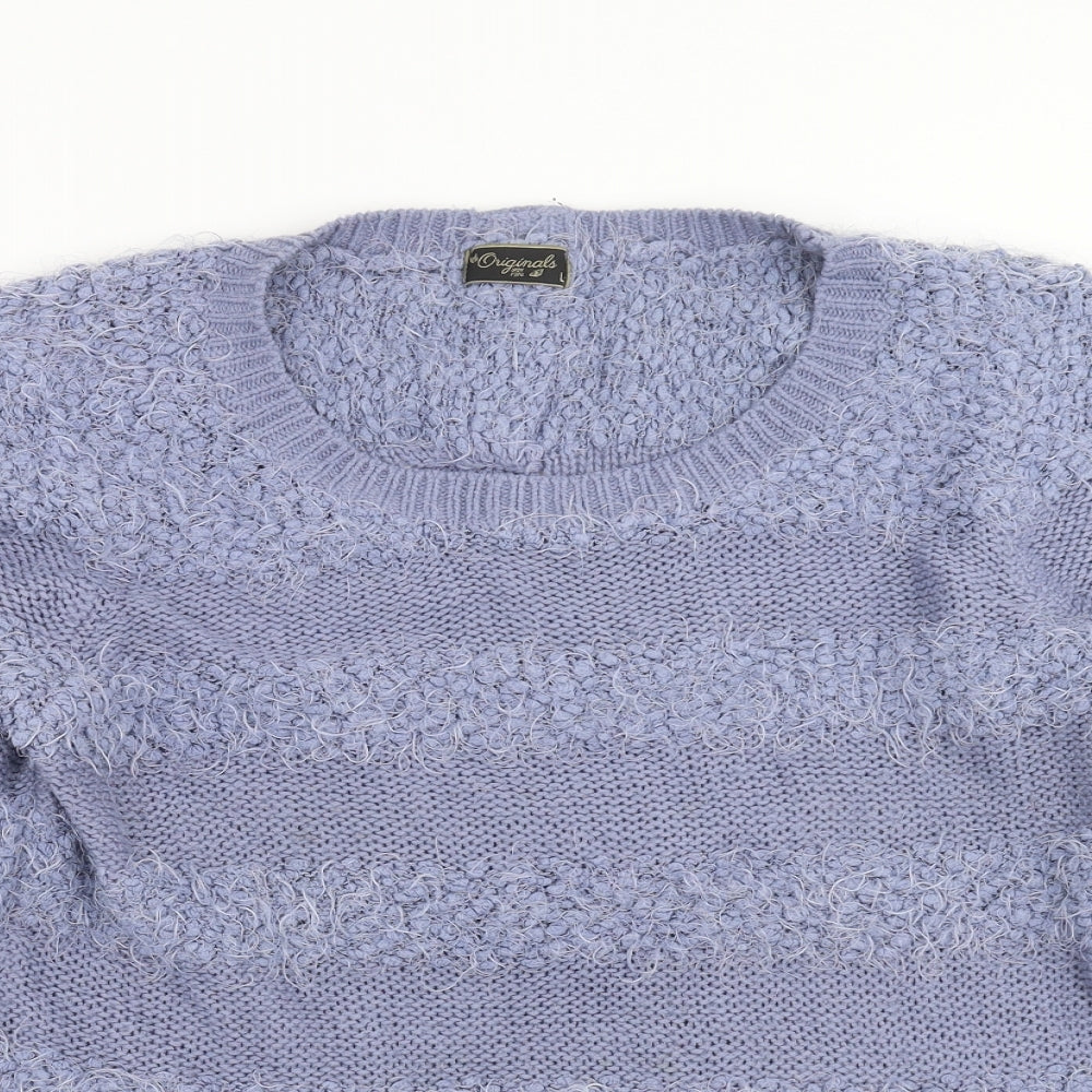 Womens UK Size L Originals Blue Pullover Jumper
