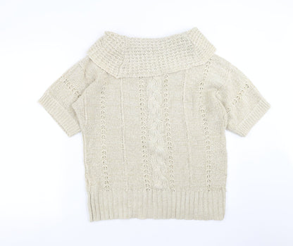 Womens UK Size 16 Evie Beige Pullover Jumper