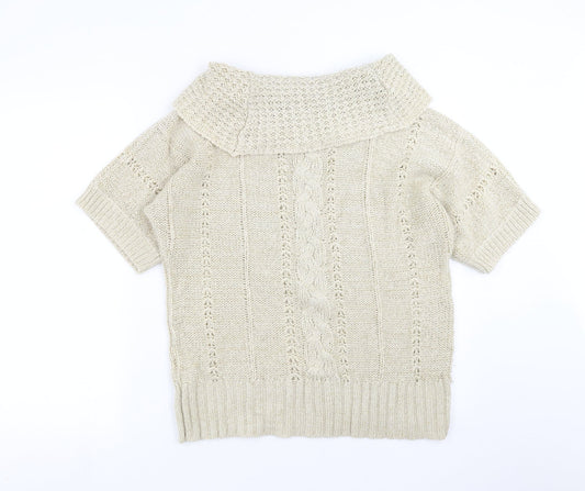 Womens UK Size 16 Evie Beige Pullover Jumper