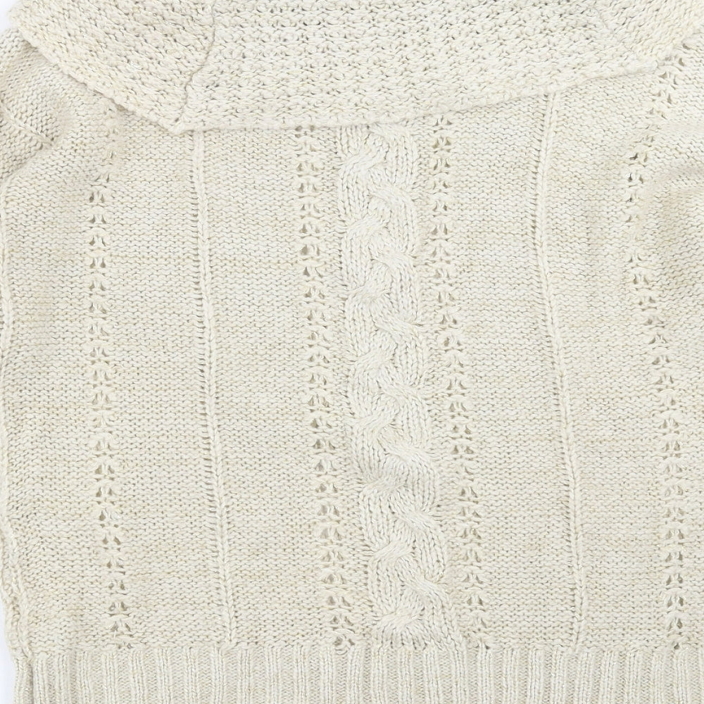 Womens UK Size 16 Evie Beige Pullover Jumper
