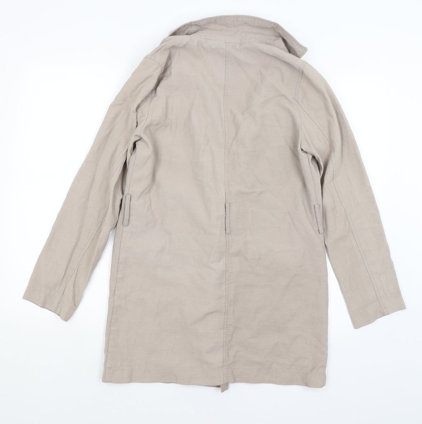 New Look Womens Beige   Overcoat Coat Size 10