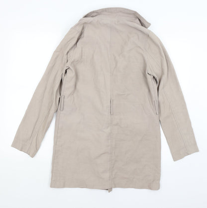 New Look Womens Beige   Overcoat Coat Size 10