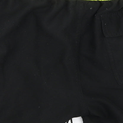 Native Youth Mens Black   Athletic Shorts Size 36 in