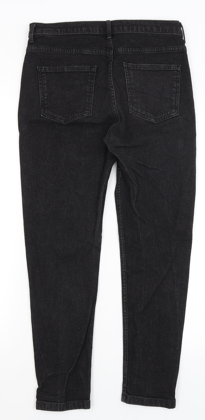 M7S Womens Black   Straight Jeans Size 10 L24 in