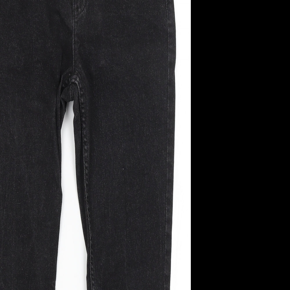 M7S Womens Black   Straight Jeans Size 10 L24 in