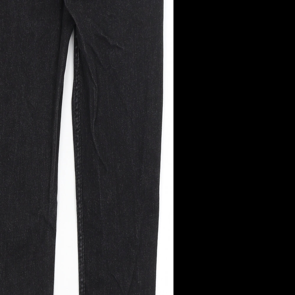 M7S Womens Black   Straight Jeans Size 10 L24 in