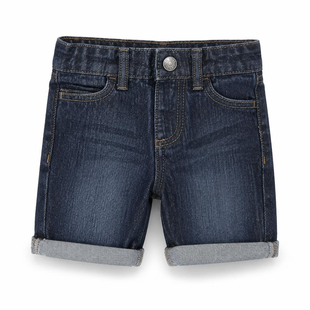 Front view of Denim Co Baby Blue Cropped Jeans, size 18-24, Months