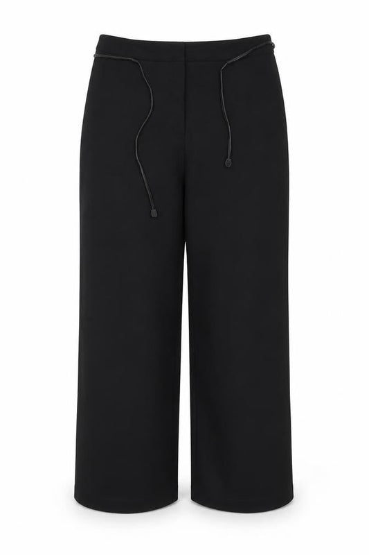 Womens UK Size 16 Kit Regular Fit Dress Pants Black Trousers