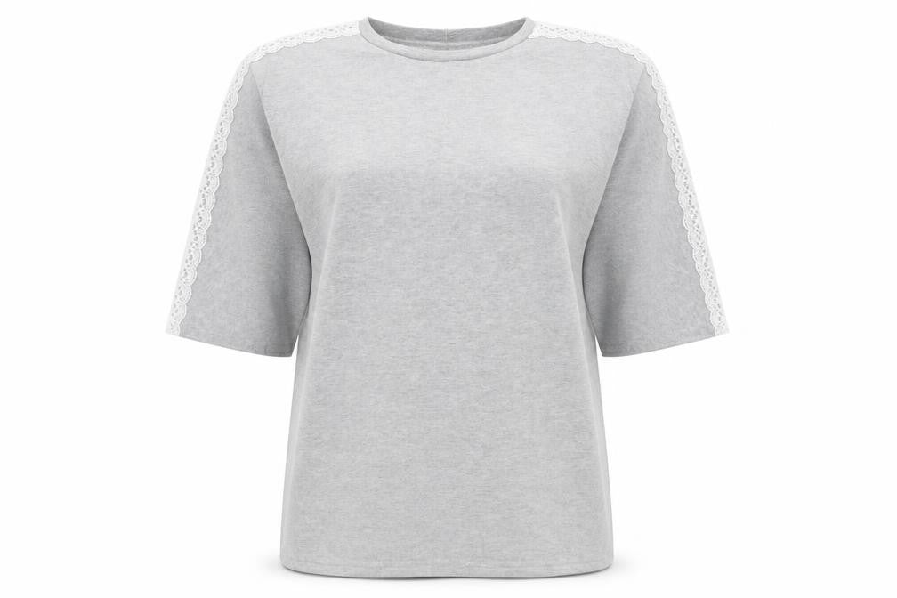 Womens UK Size M QED London Grey Pullover Jumper