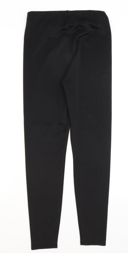 Womens UK Size 10 Papaya Regular Fit  Black Trousers