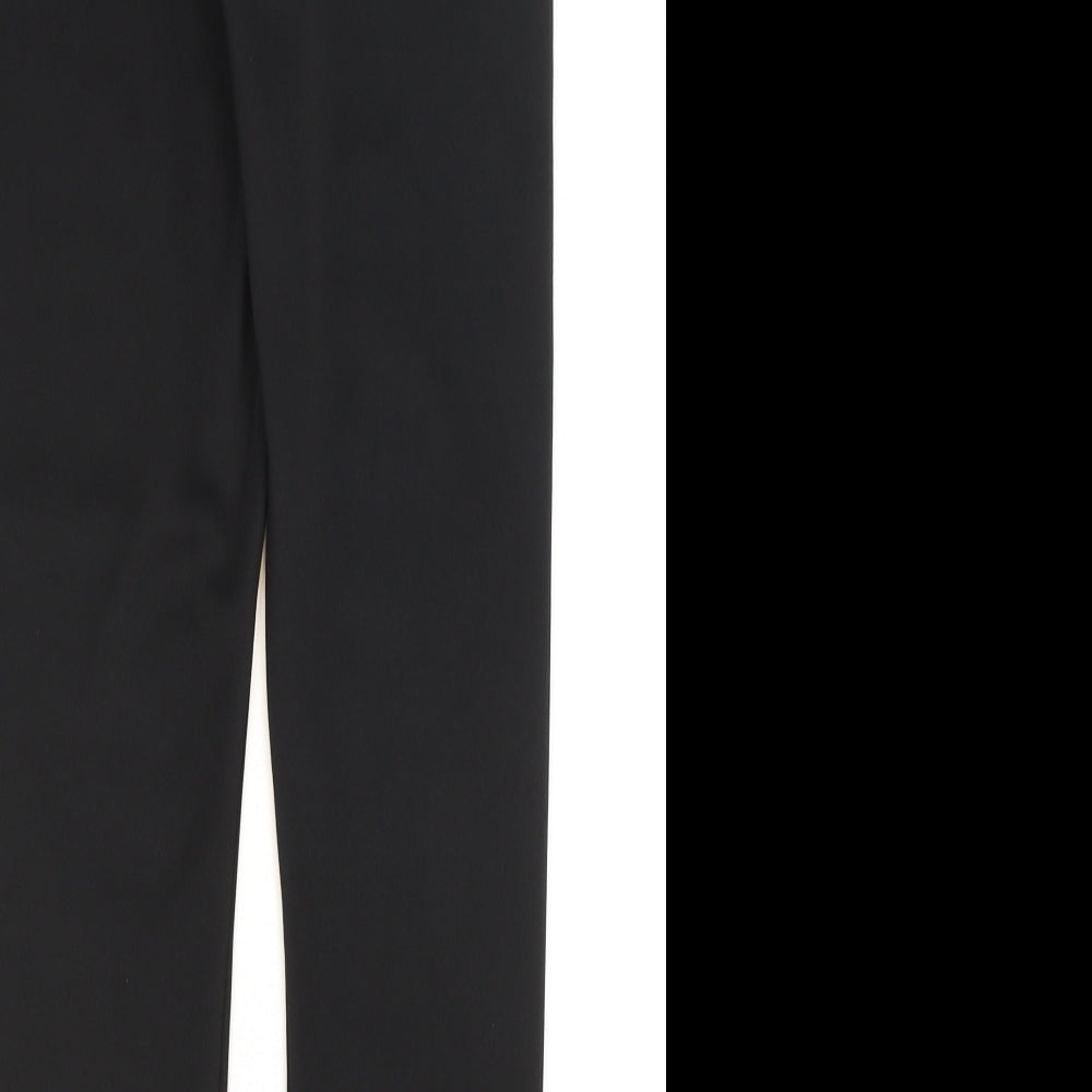 Womens UK Size 10 Papaya Regular Fit  Black Trousers