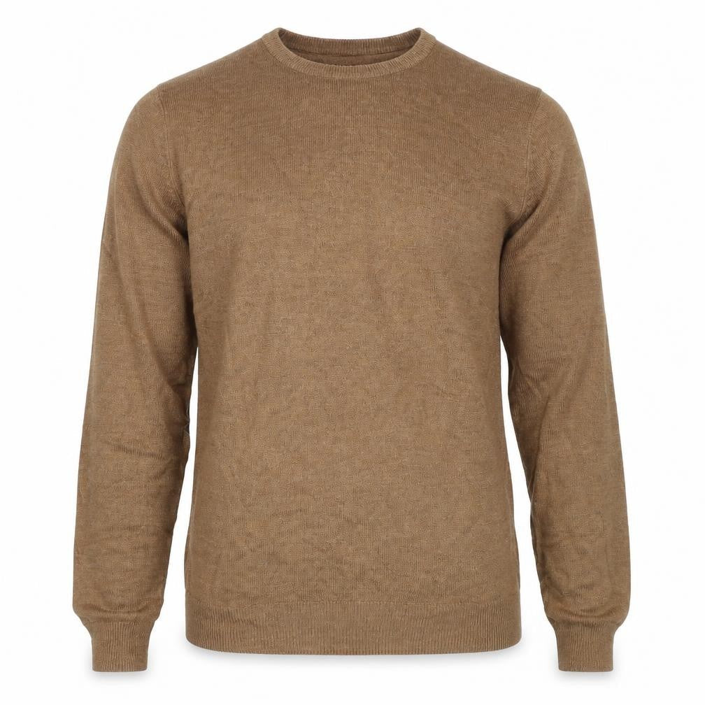 Mens UK Size S F&F Brown Pullover Jumper