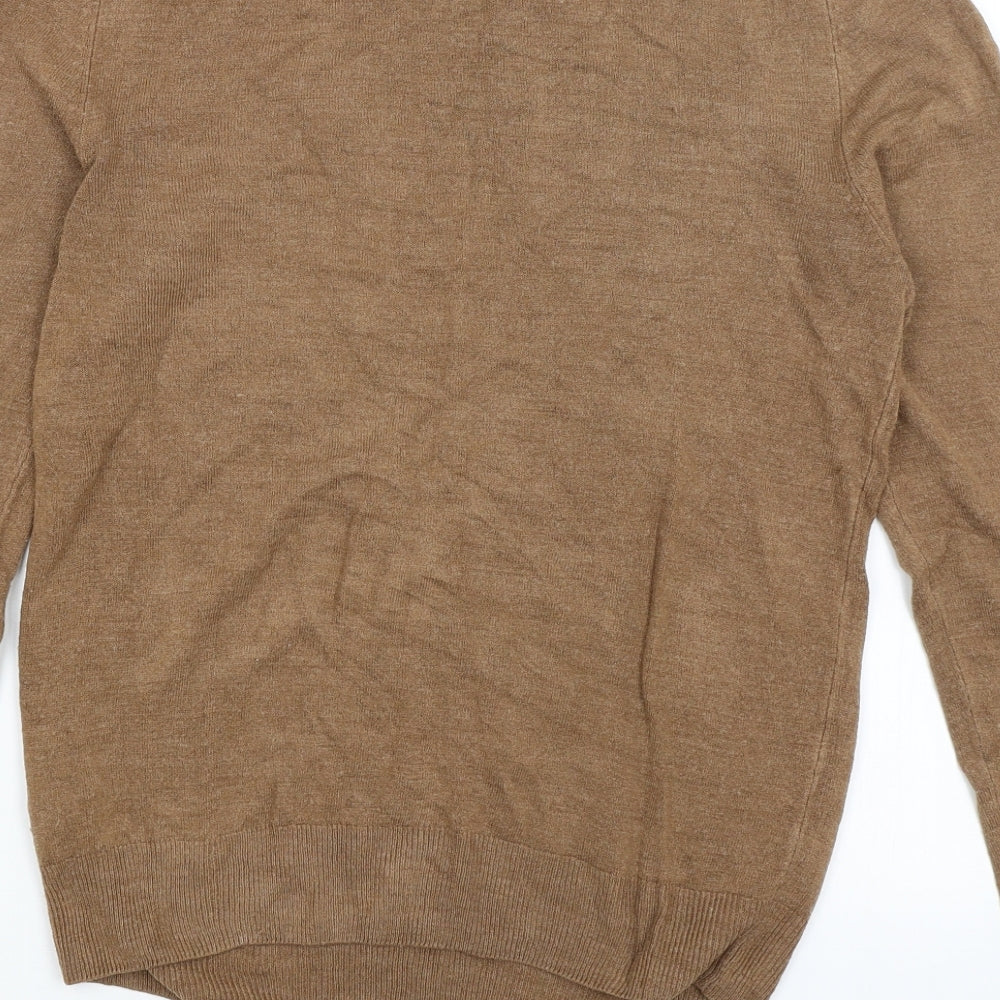 F&F Mens Brown   Pullover Jumper Size S