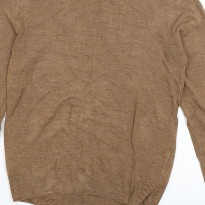 F&F Mens Brown   Pullover Jumper Size S