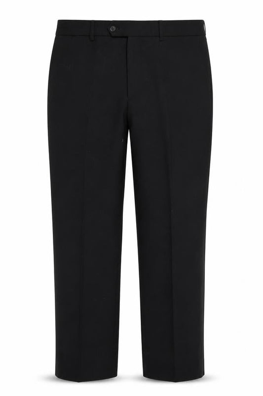 Mens UK Size 36 in Preworn Regular Fit  Black Trousers