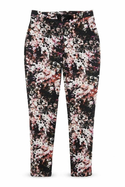 Womens UK Size 8 Warehouse Regular Fit Capri Black Trousers