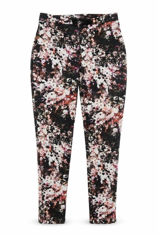 Womens UK Size 8 Warehouse Regular Fit Capri Black Trousers