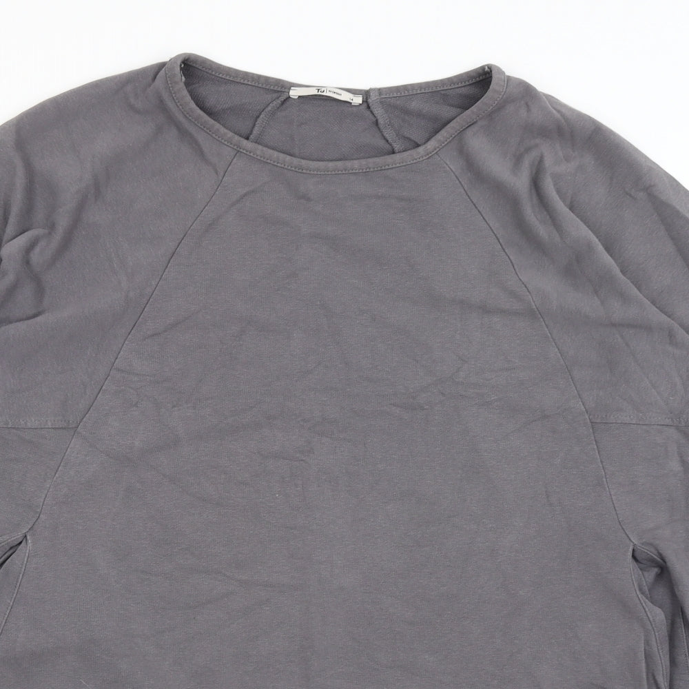 TU Womens Grey   Pullover Jumper Size 14