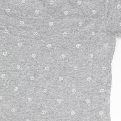 Primark Boys Grey Geometric  Basic T-Shirt Size 9-10 Years
