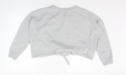 Primark Womens Grey   Pullover Jumper Size 12  - CROPPED
