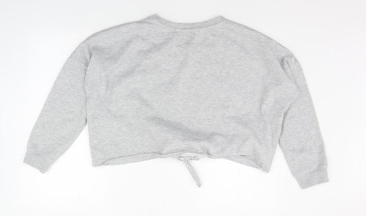 Primark Womens Grey   Pullover Jumper Size 12  - CROPPED