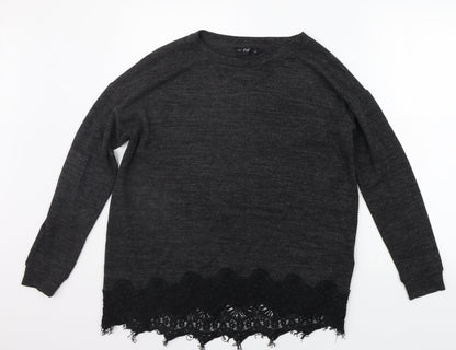 F&F Womens Grey   Pullover Jumper Size 10