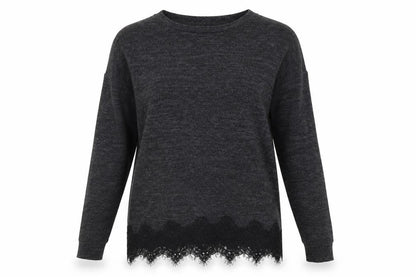 Womens UK Size 10 F&F Grey Pullover Jumper