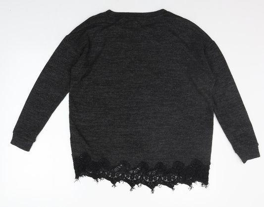 F&F Womens Grey   Pullover Jumper Size 10