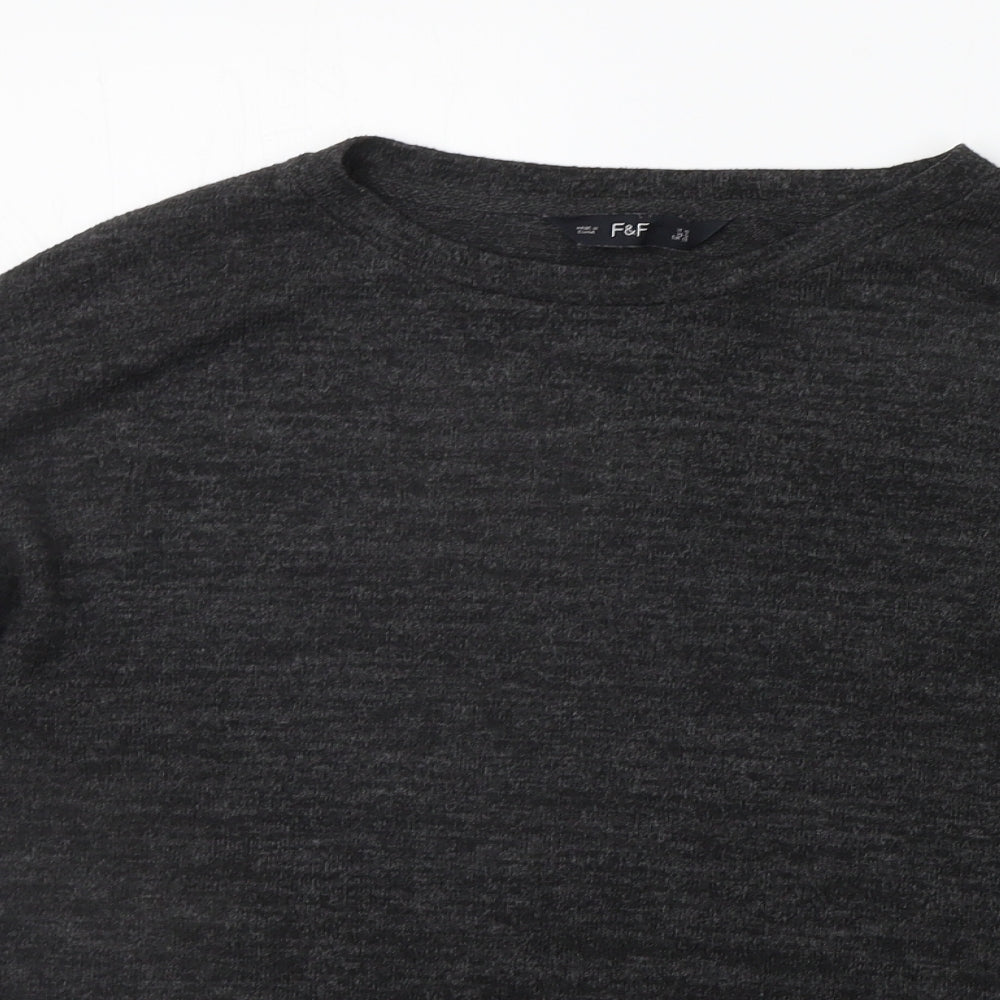 F&F Womens Grey   Pullover Jumper Size 10