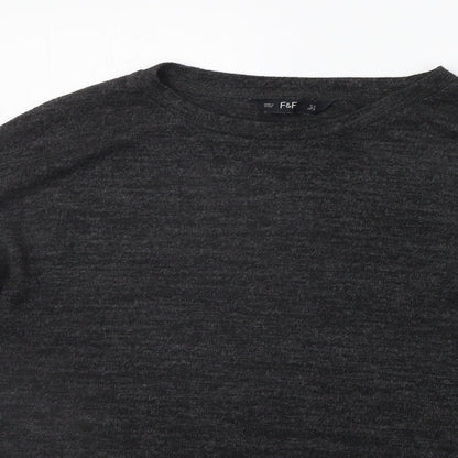 F&F Womens Grey   Pullover Jumper Size 10