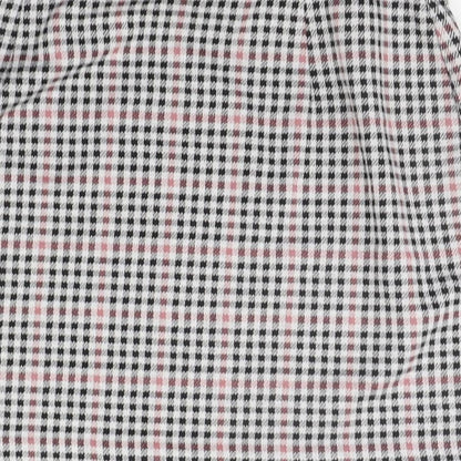 Divided Womens Black Check  A-Line Skirt Size M