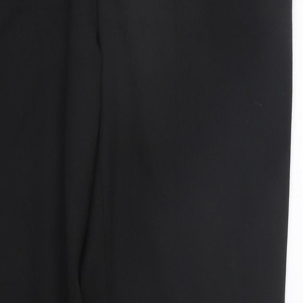 Womens UK Size 32 in Peacocks Regular Fit  Black Trousers