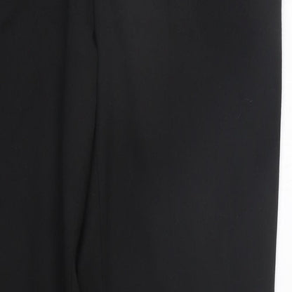 Womens UK Size 32 in Peacocks Regular Fit  Black Trousers