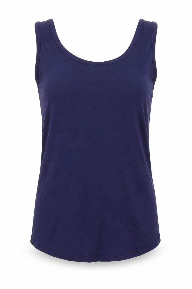 Womens UK Size 10 DASH Blue Basic Tank