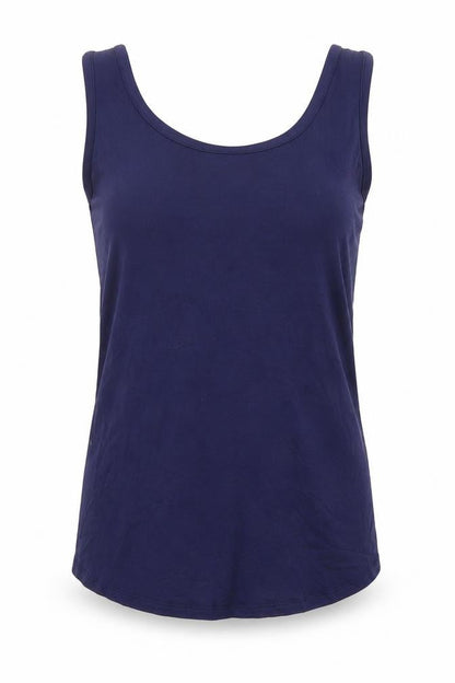 Womens UK Size 10 DASH Blue Basic Tank